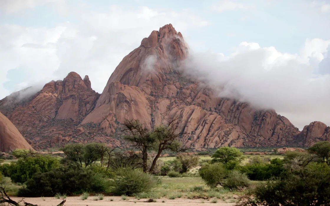 Paysage africain associé à Damaraland Namibie