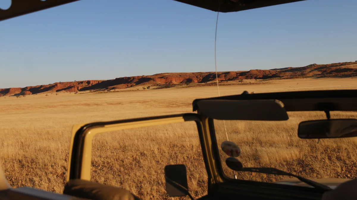 Paysage africain associé à Damaraland Namibie