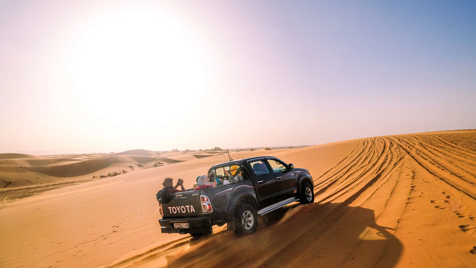 Paysage désertique de Namibie associé à 4x4 Namibie
