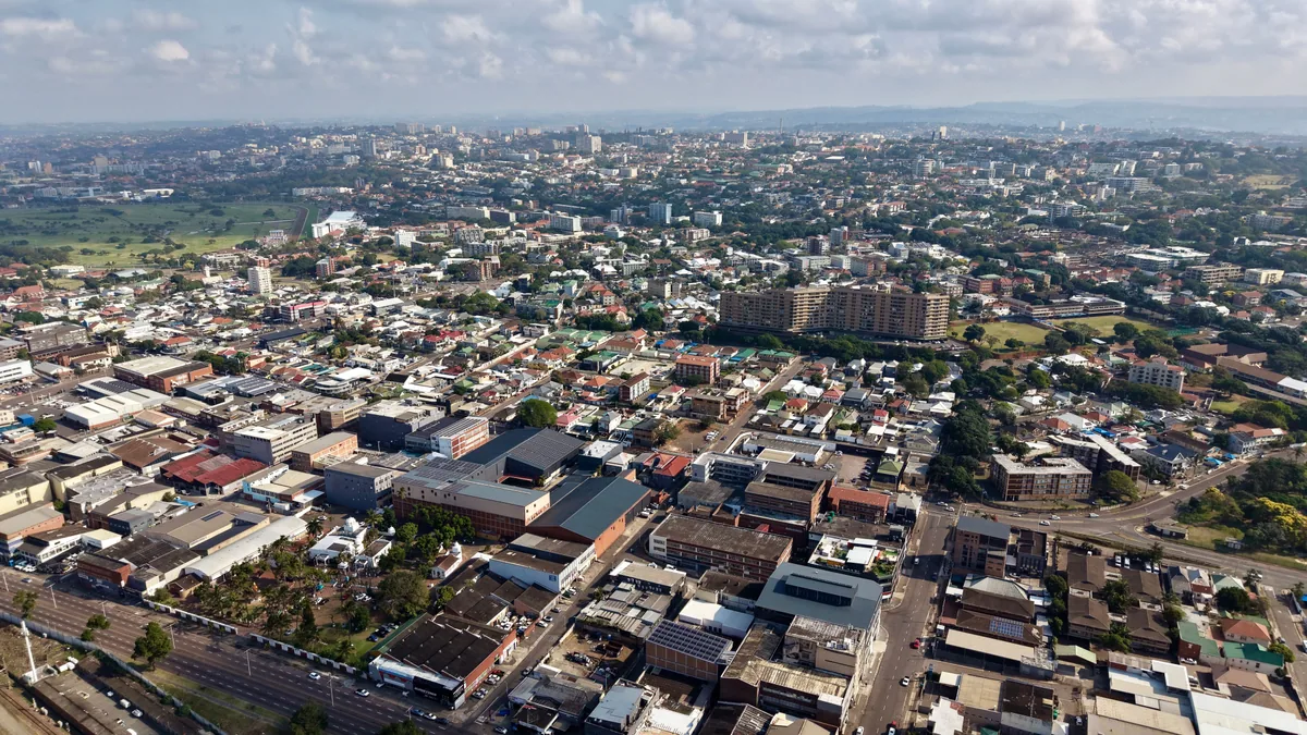 Paysage africain associé à KwaZulu-Natal itinéraire