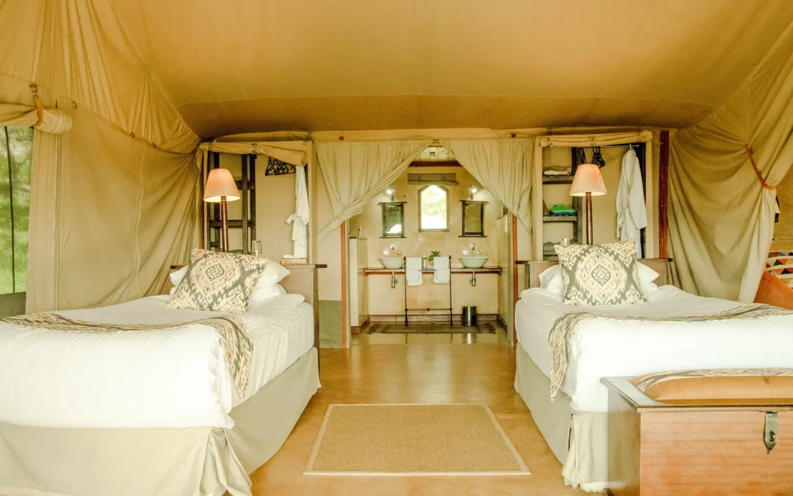 Camp de safari en Afrique associé à lodge ou camp safari