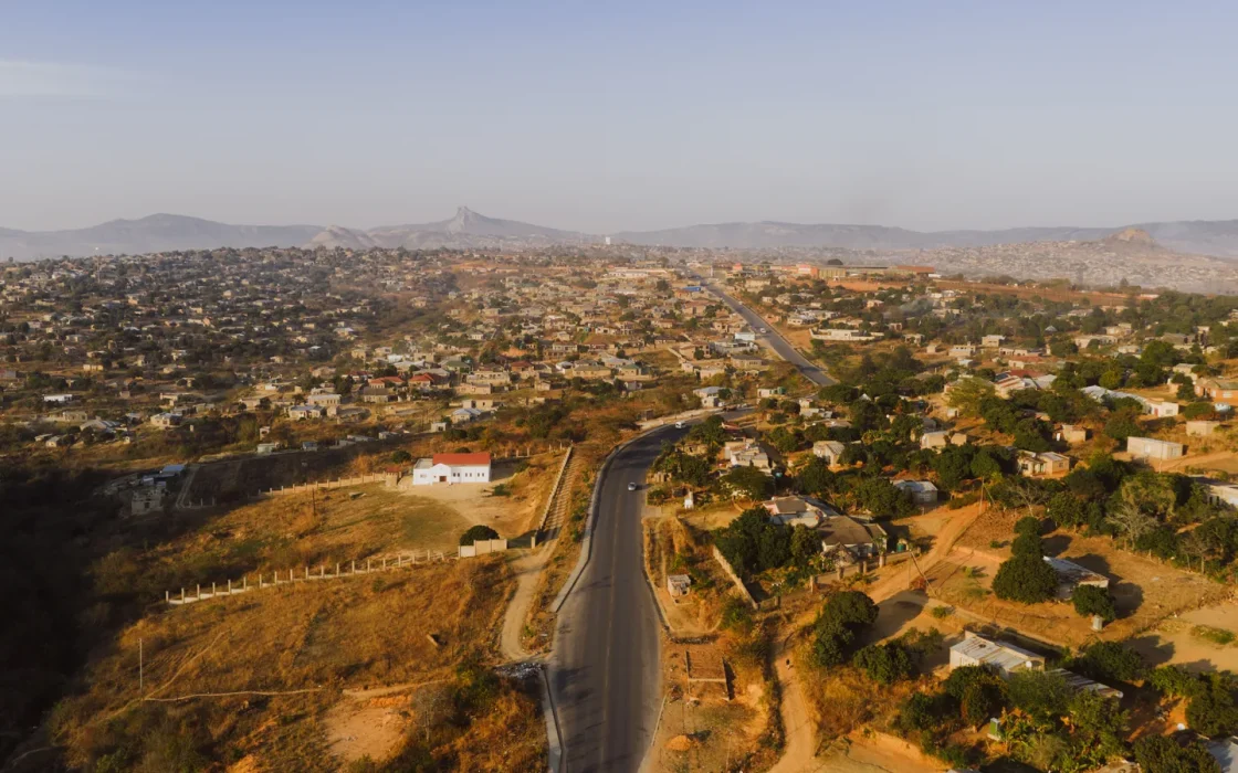 Paysage désertique de Namibie associé à Windhoek Namibie