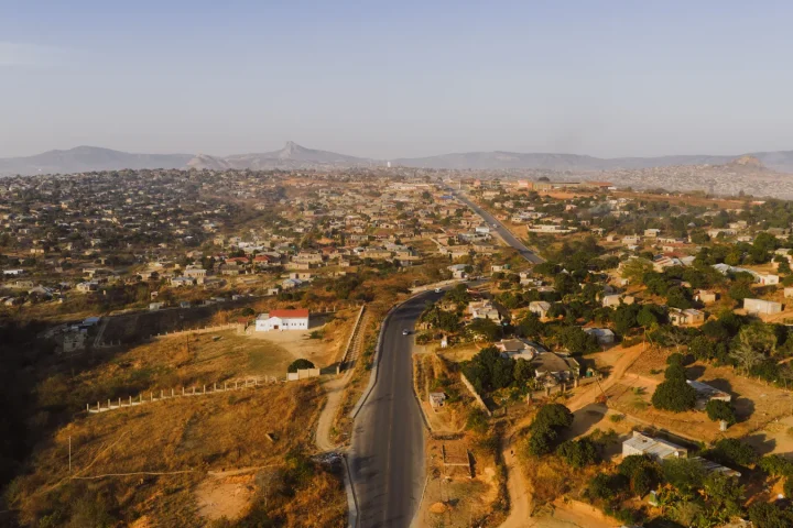 Paysage désertique de Namibie associé à Windhoek Namibie